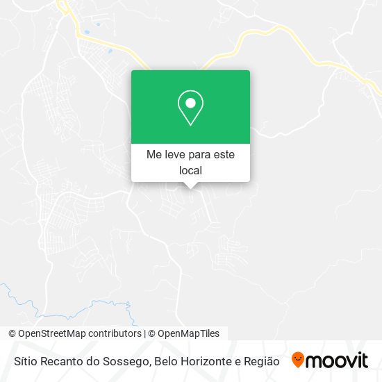 Sítio Recanto do Sossego mapa