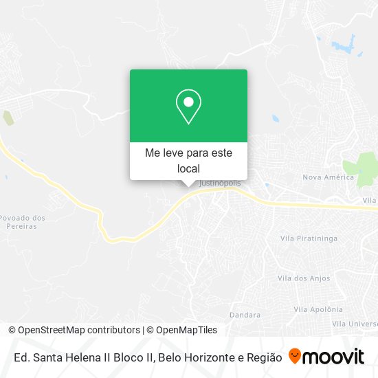 Ed. Santa Helena II Bloco II mapa