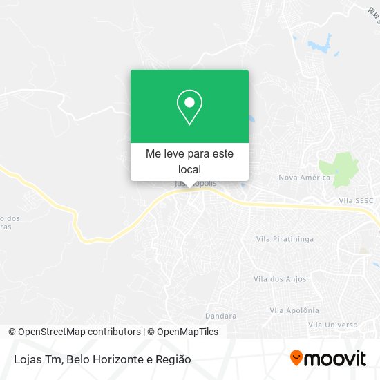 Lojas Tm mapa