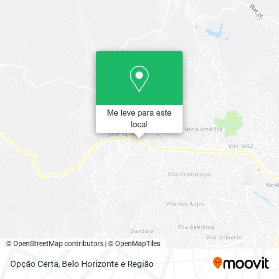 Opção Certa mapa