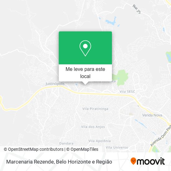 Marcenaria Rezende mapa