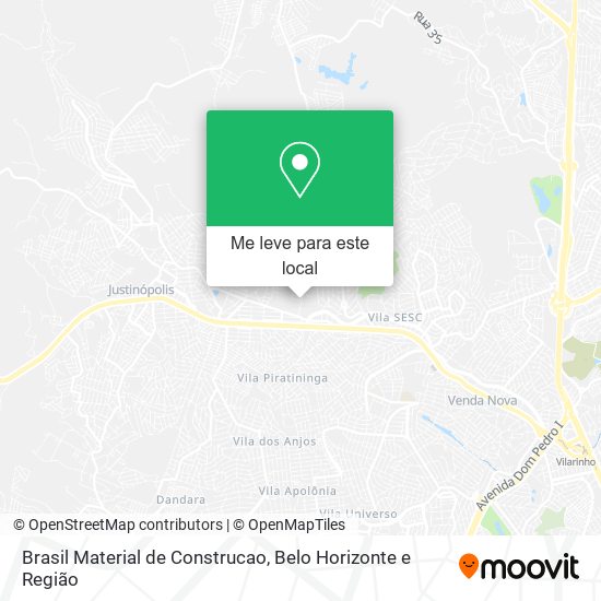 Brasil Material de Construcao mapa