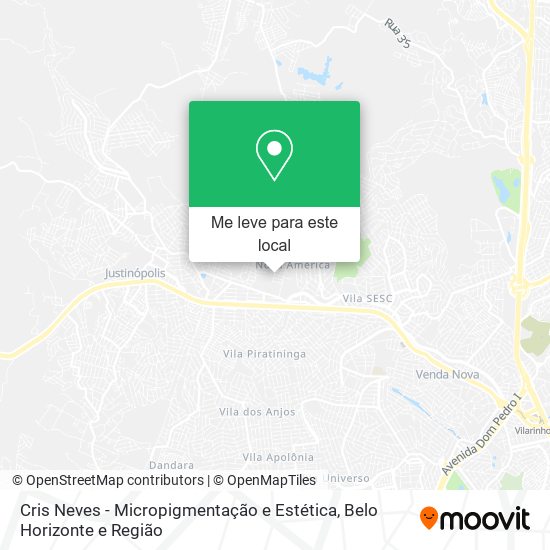 Cris Neves - Micropigmentação e Estética mapa