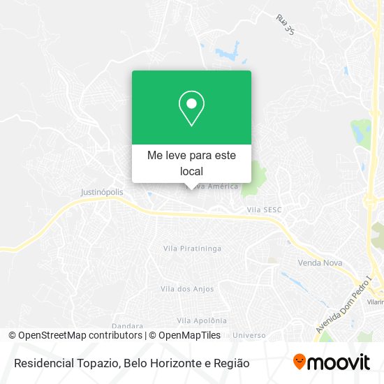 Residencial Topazio mapa