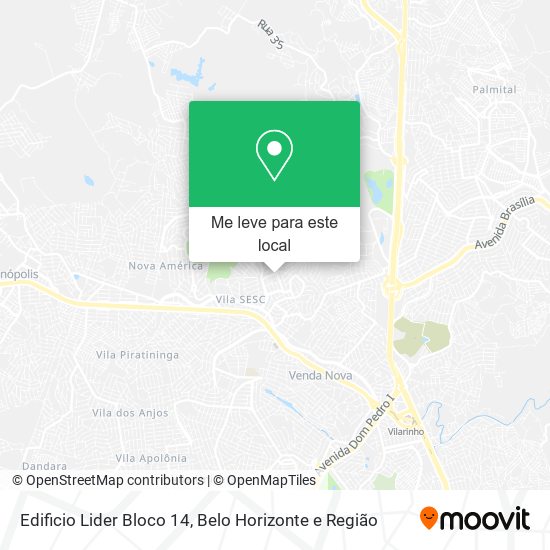 Edificio Lider Bloco 14 mapa