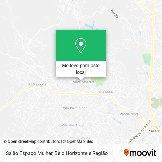 Salão Espaço Mulher mapa