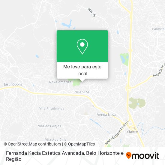 Fernanda Kecia Estetica Avancada mapa