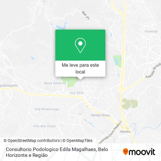 Consultorio Podologico Edila Magalhaes mapa