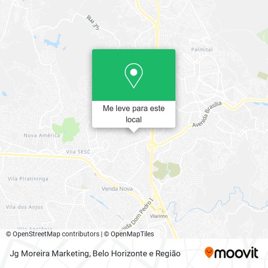 Jg Moreira Marketing mapa
