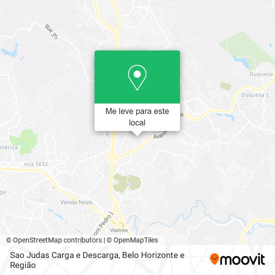 Sao Judas Carga e Descarga mapa