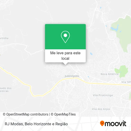 RJ Modas mapa