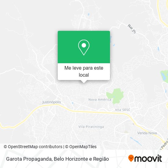 Garota Propaganda mapa
