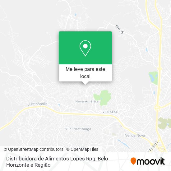 Distribuidora de Alimentos Lopes Rpg mapa