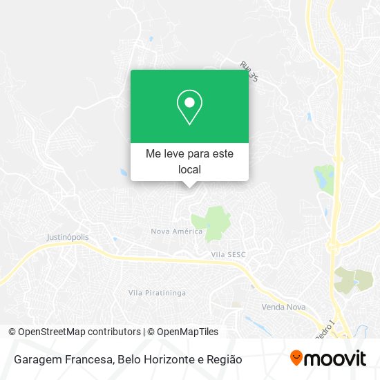 Garagem Francesa mapa