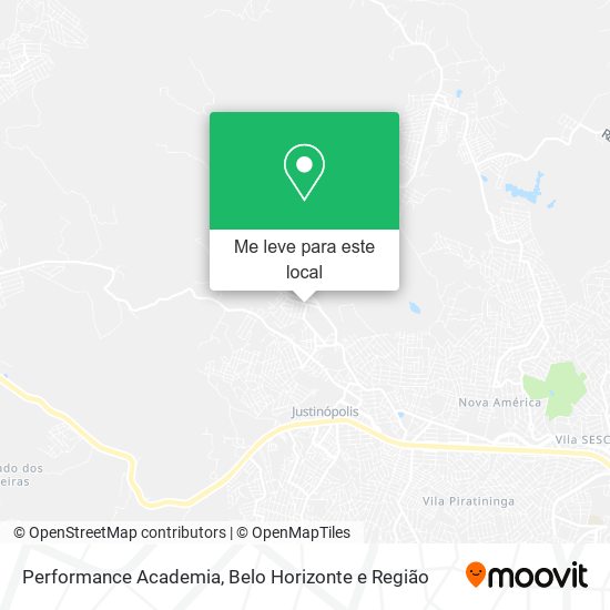 Performance Academia mapa
