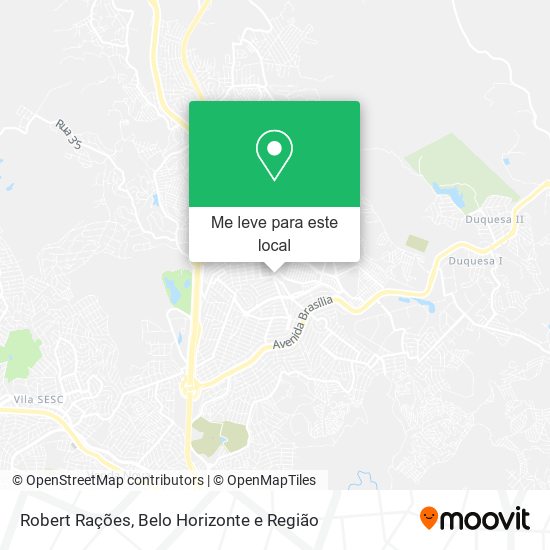 Robert Rações mapa