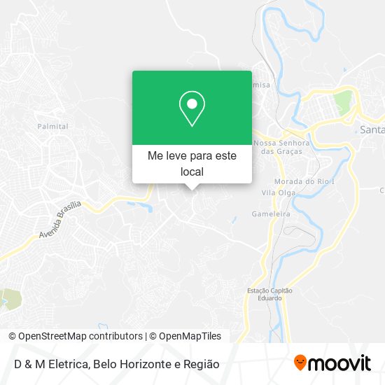 D & M Eletrica mapa