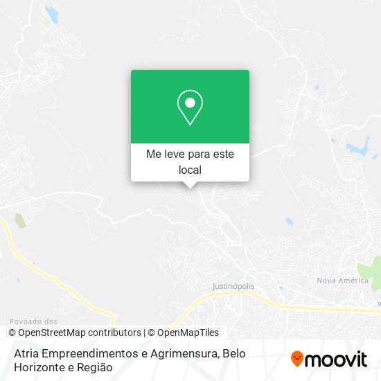 Atria Empreendimentos e Agrimensura mapa