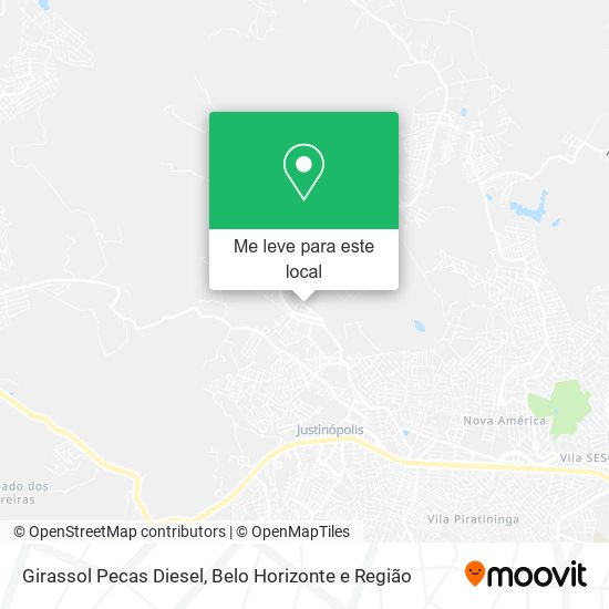 Girassol Pecas Diesel mapa