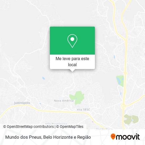 Mundo dos Pneus mapa