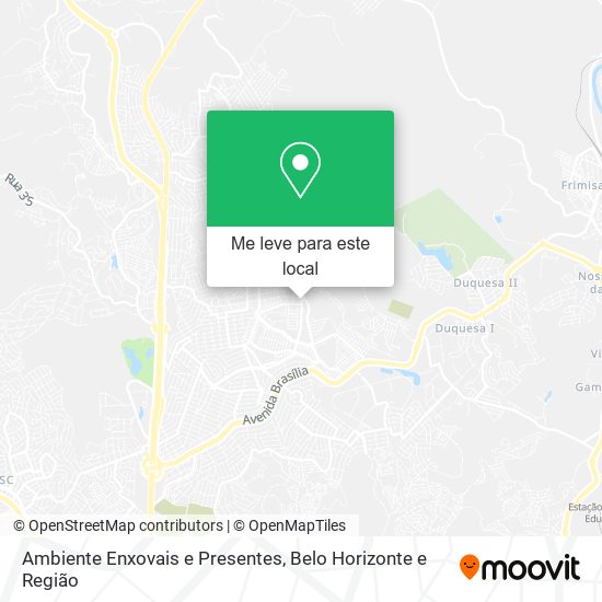 Ambiente Enxovais e Presentes mapa