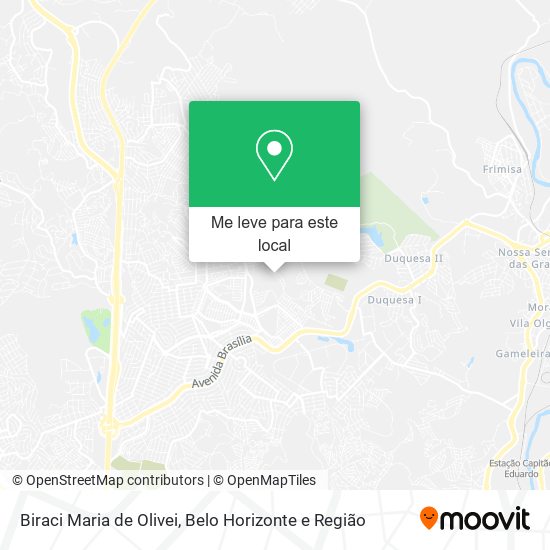 Biraci Maria de Olivei mapa