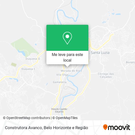 Construtora Avanco mapa