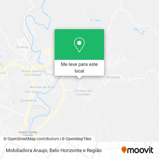 Mobiliadora Araujo mapa