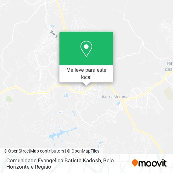 Comunidade Evangelica Batista Kadosh mapa