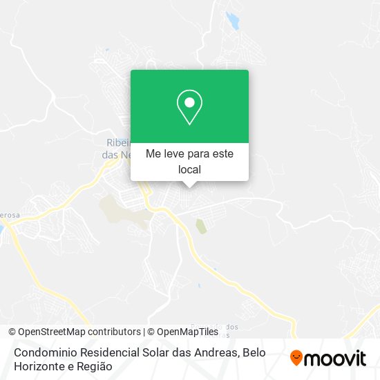 Condominio Residencial Solar das Andreas mapa