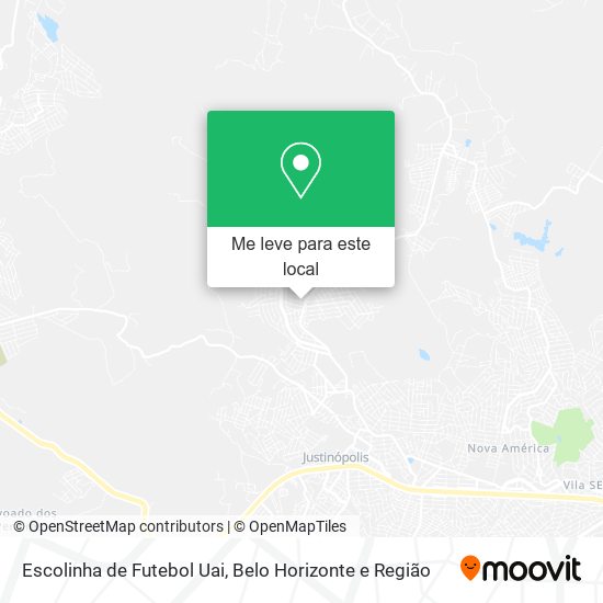 Escolinha de Futebol Uai mapa