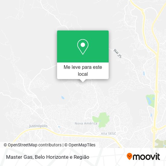 Master Gas mapa