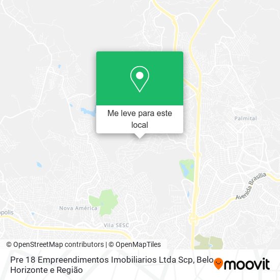 Pre 18 Empreendimentos Imobiliarios Ltda Scp mapa