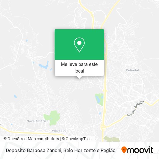Deposito Barbosa Zanoni mapa