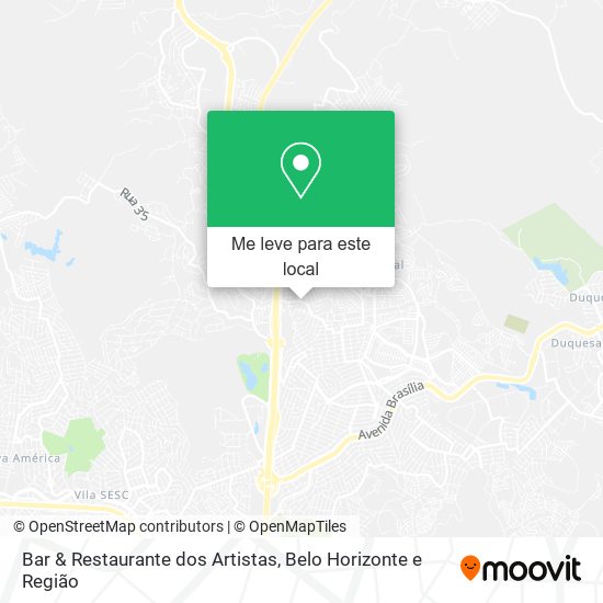 Bar & Restaurante dos Artistas mapa