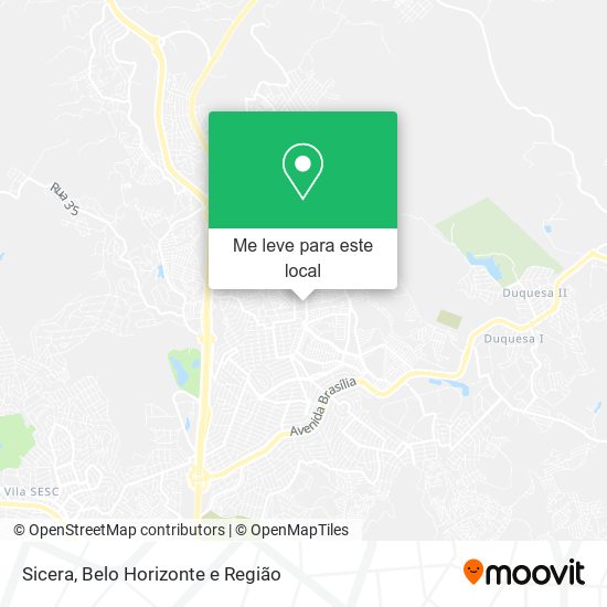 Sicera mapa