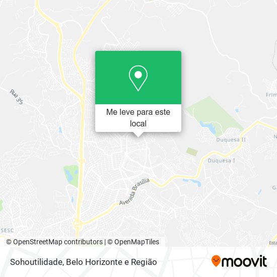 Sohoutilidade mapa