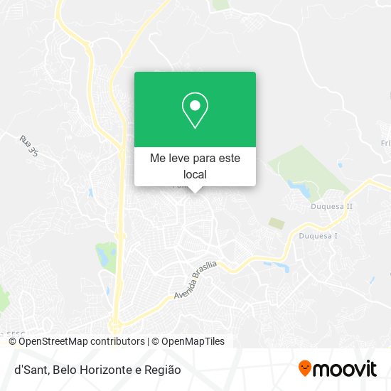 d'Sant mapa