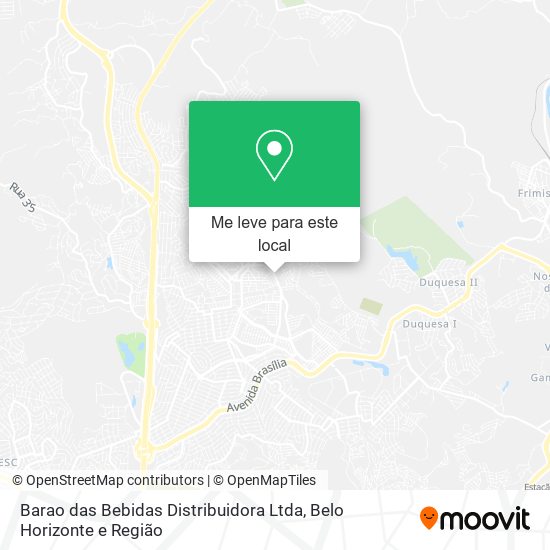 Barao das Bebidas Distribuidora Ltda mapa