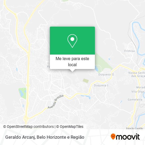 Geraldo Arcanj mapa
