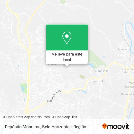 Depósito Moarama mapa