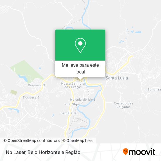 Np Laser mapa
