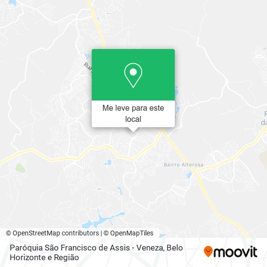 Paróquia São Francisco de Assis - Veneza mapa