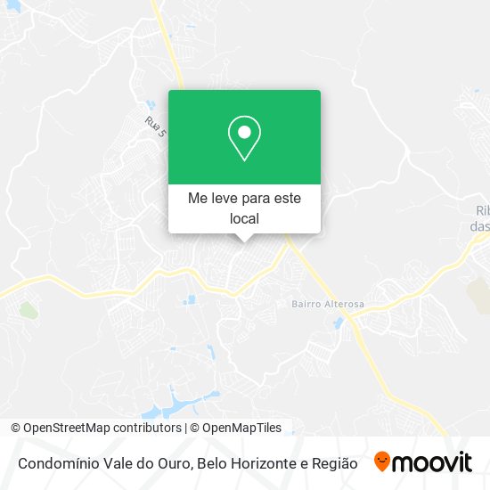 Condomínio Vale do Ouro mapa