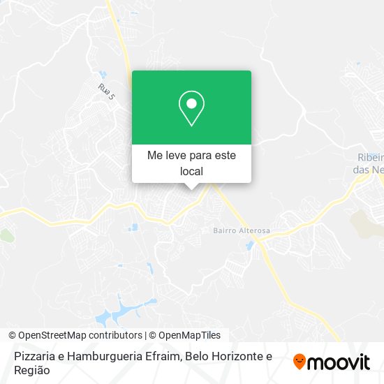 Pizzaria e Hamburgueria Efraim mapa