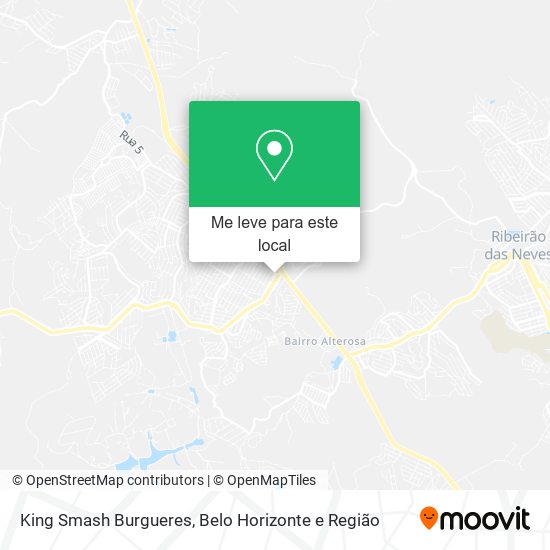 King Smash Burgueres mapa