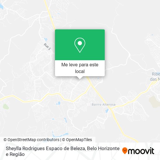 Sheylla Rodrigues Espaco de Beleza mapa