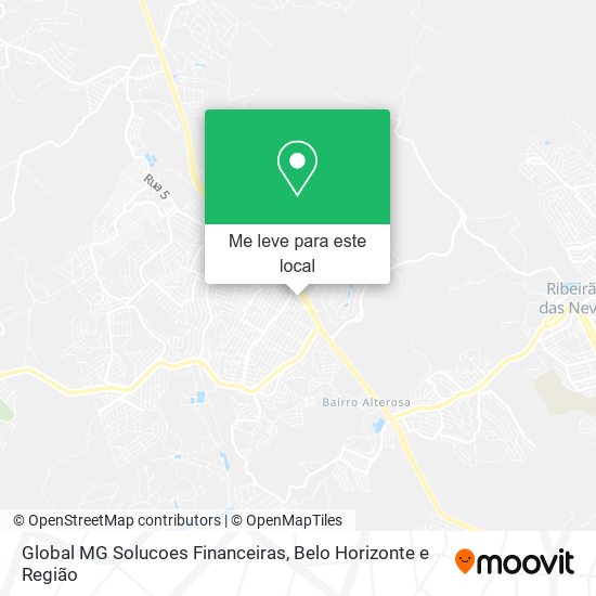 Global MG Solucoes Financeiras mapa