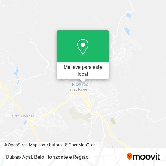 Dubao Açaí mapa