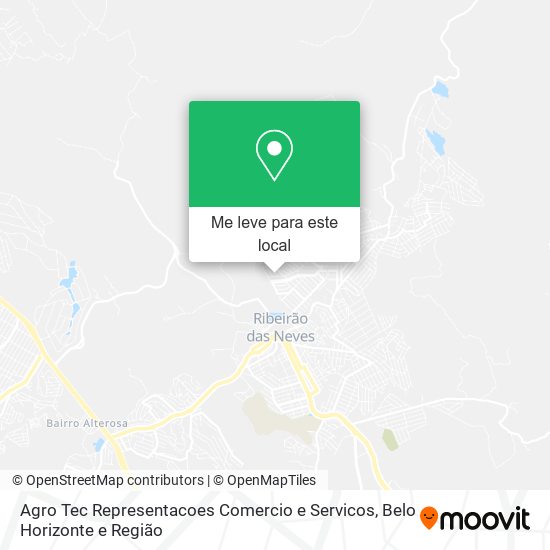 Agro Tec Representacoes Comercio e Servicos mapa